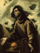 El Greco Saint Francis Receiving the Stigmata Sweden oil painting artist
